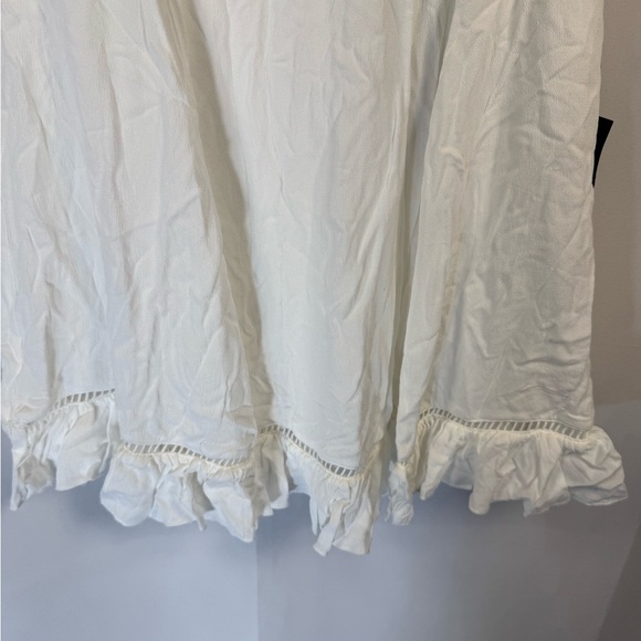 Lulus Endlessly Enticing White Embroidered Babydoll Mini Dress S - Picture 7 of 11